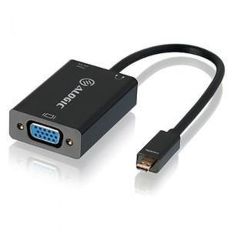 ALOGIC 15CM MICRO HDMI TO VGA ADAPTER WITH 3.5MM AUDIO MALE TO FEMALE (FULL HD 1920 X 1080)