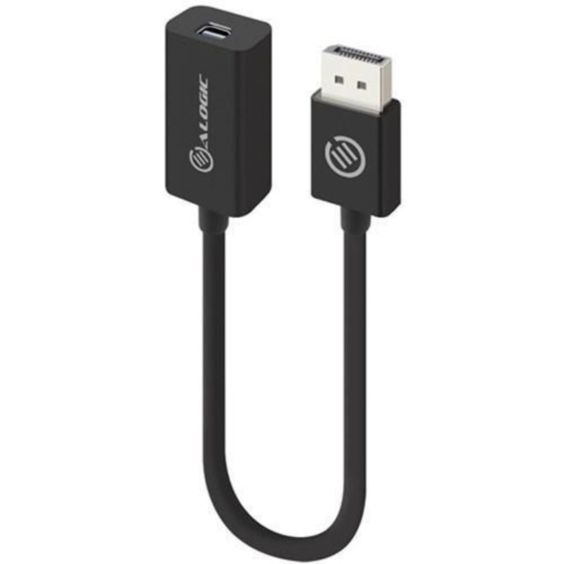 ALOGIC 20CM DISPLAYPORT TO MINI DISPLAYPORT ADAPTER MALE TO FEMALE