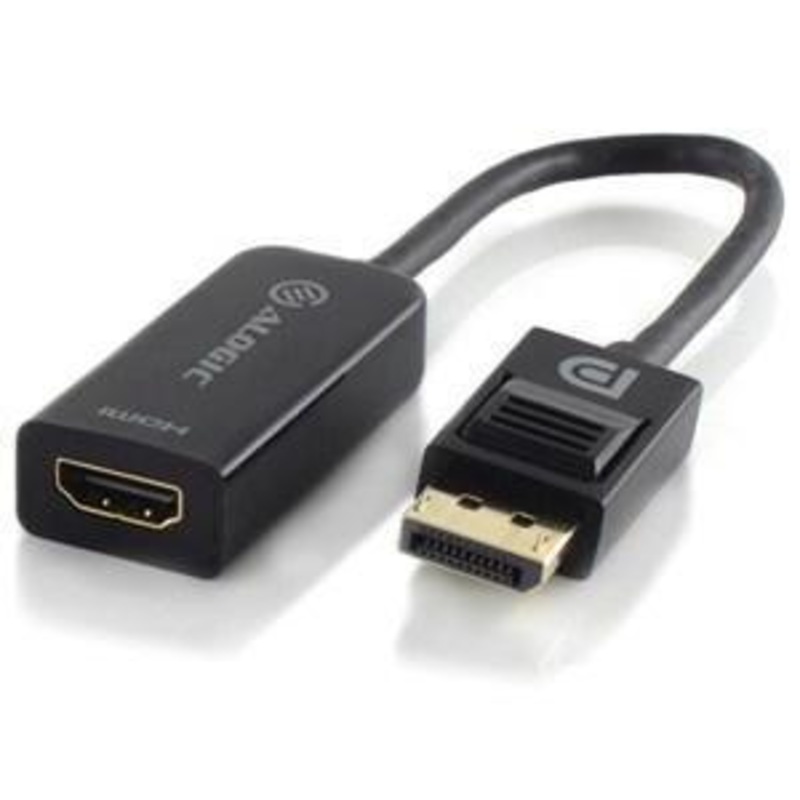 ALOGIC PREMIUM 15CM DISPLAYPORT 1.2 TO HDMI 1.4B ADAPTER MALE TO FEMALE