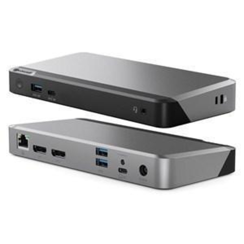 ALOGIC USB-C DUAL 4K DOCKING STATION WITH POWER DELIVERY 65W- 2 X DISPLAYPORT 1 X USB-C 3 X USB-A 1 X 3.5MM AUDIO 1 X ETHERNET