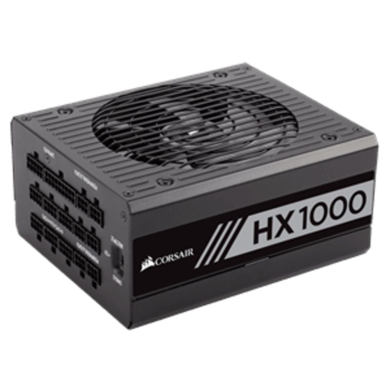 CORSAIR HX1000 1000W 80PLUS PLATINUM HIGH PERFORMANCE POWER SUPPLY