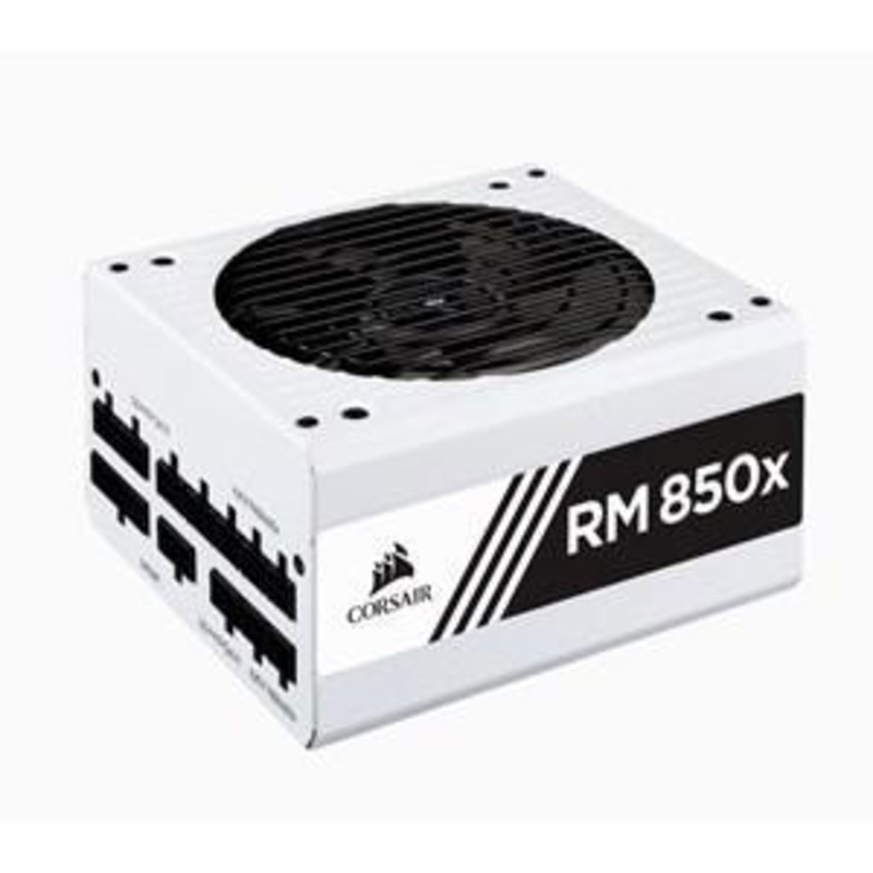 CORSAIR RMX SERIES RM850X FULLY MODULAR 80 PLUS GOLD POWER SUPPLY – 2018 VERSION – WHITE