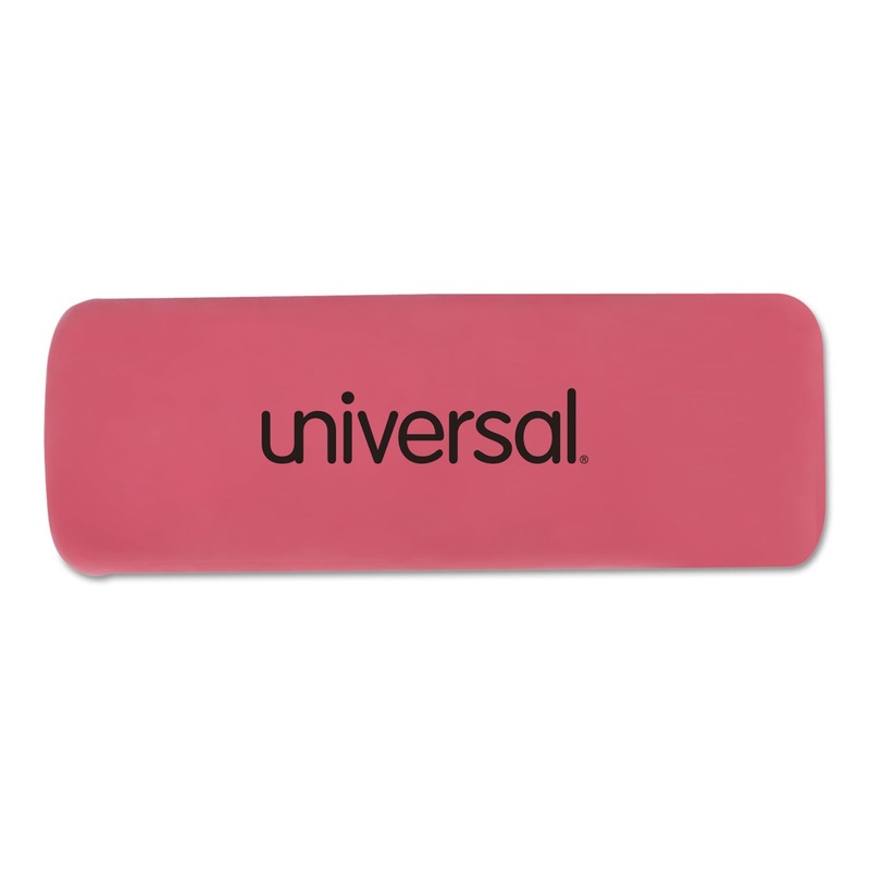 BEVEL BLOCK ERASERS, RECTANGULAR, SMALL, PINK, ELASTOMER, 20/PACK