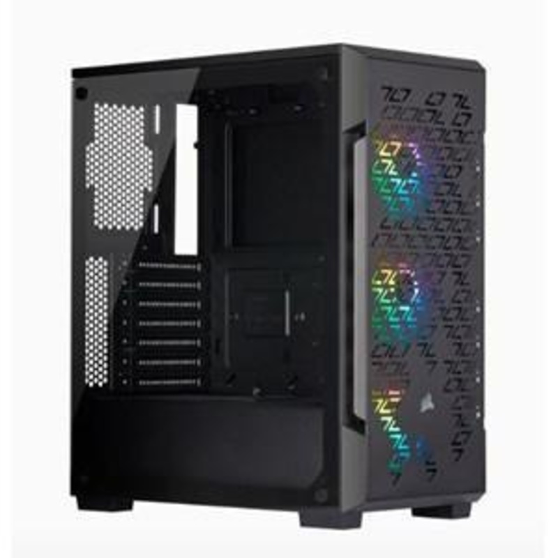 CORSAIR 220T RGB AIRFLOW TEMPERED GLASS MID-TOWER CASE – BLACK