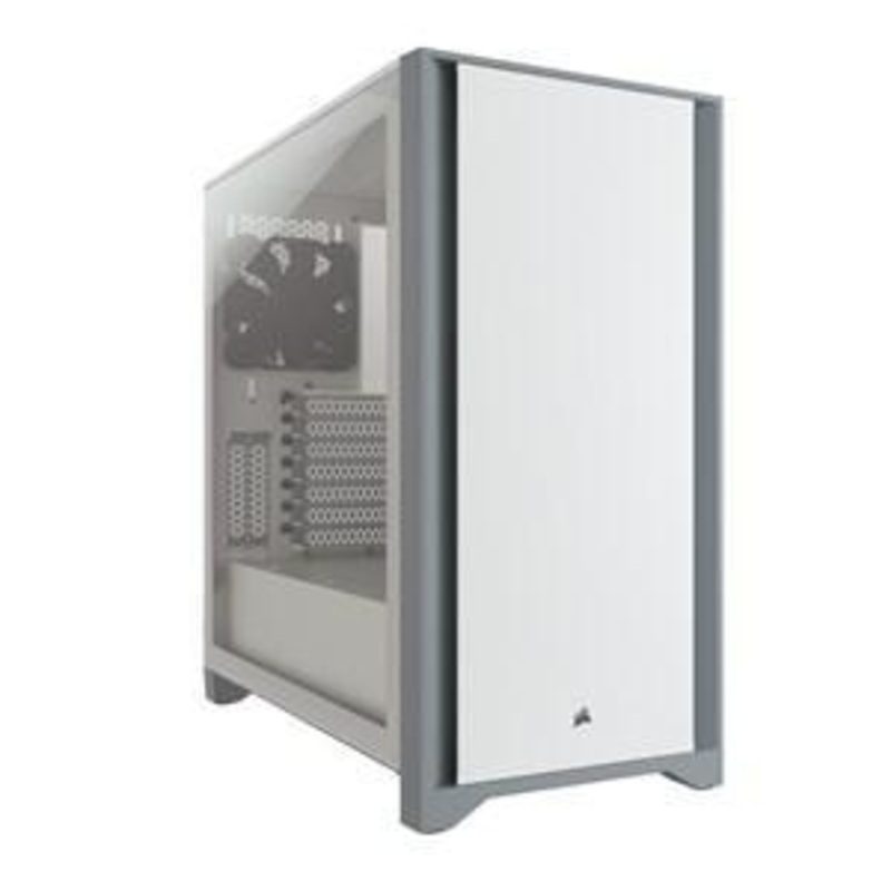 CORSAIR 4000D TEMPERED GLASS MID-TOWER – WHITE