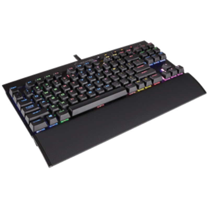 CORSAIR GAMING K65 LUX RGB COMPACT MECHANICAL KEYBOARD BACKLIT RGB LED – CHERRY MX RGB RED