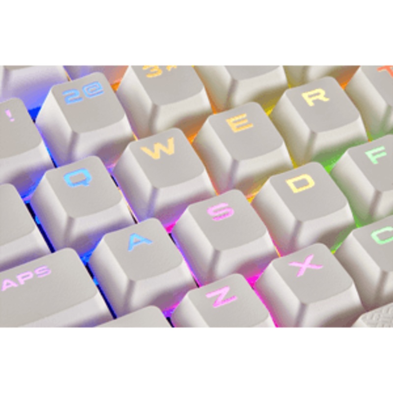 CORSAIR GAMING PBT DOUBLE-SHOT KEYCAPS – WHITE