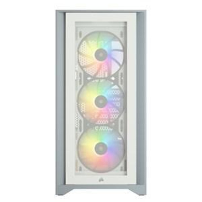 CORSAIR ICUE 4000X RGB TEMPERED GLASS MID-TOWER – WHITE