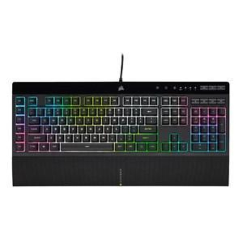 CORSAIR K55 RGB PRO XT GAMING KEYBOARD BACKLIT PER-KEY RGB LED RUBBERDOME