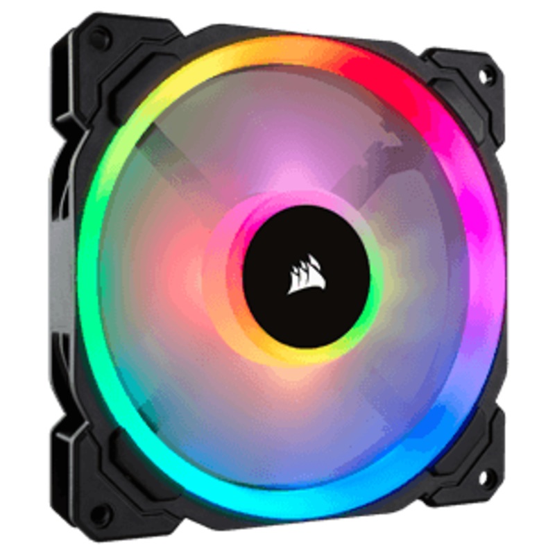 CORSAIR LL SERIES LL140 RGB 140MM DUAL LIGHT LOOP RGB LED PWM FAN SINGLE PACK