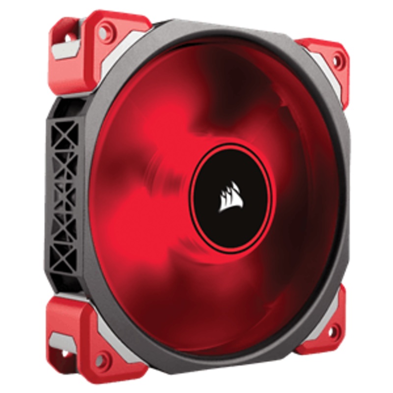 CORSAIR ML120 PRO LED, 120mm PREMIUM MAGNETIC LEVITATION FAN – LED RED – SINGLE PACK