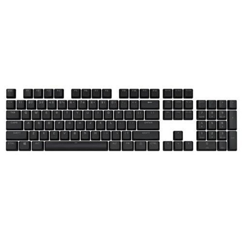 CORSAIR PBT DOUBLE-SHOT PRO KEYCAP MOD KIT STANDARD BOTTOM ROW BLACK (CH-9911060-NA)