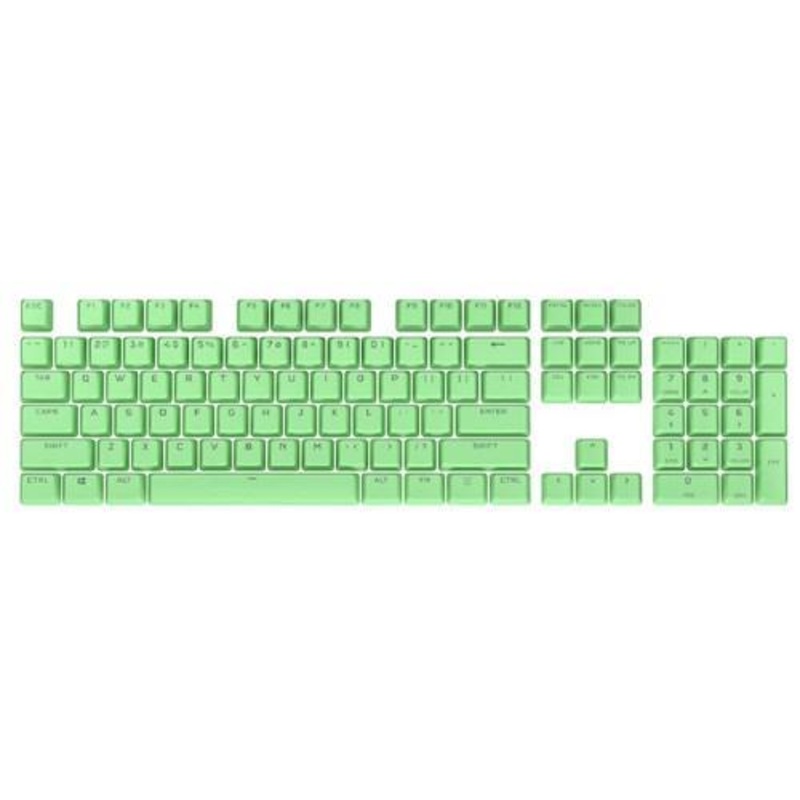 CORSAIR PBT DOUBLE-SHOT PRO KEYCAP MOD KIT STANDARD BOTTOM ROW MINT (CH-9911080-NA)