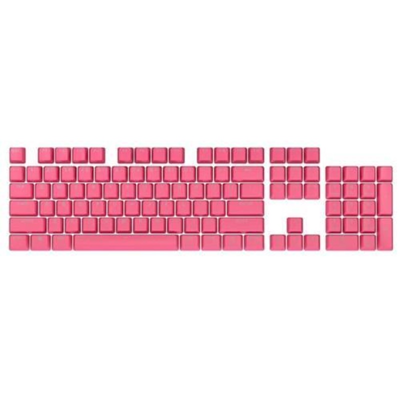 CORSAIR PBT DOUBLE-SHOT PRO KEYCAP MOD KIT STANDARD BOTTOM ROW PINK (CH-9911070-NA)
