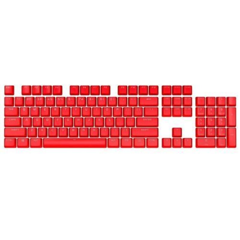 CORSAIR PBT DOUBLE-SHOT PRO KEYCAP MOD KIT STANDARD BOTTOM ROW RED (CH-9911020-NA)