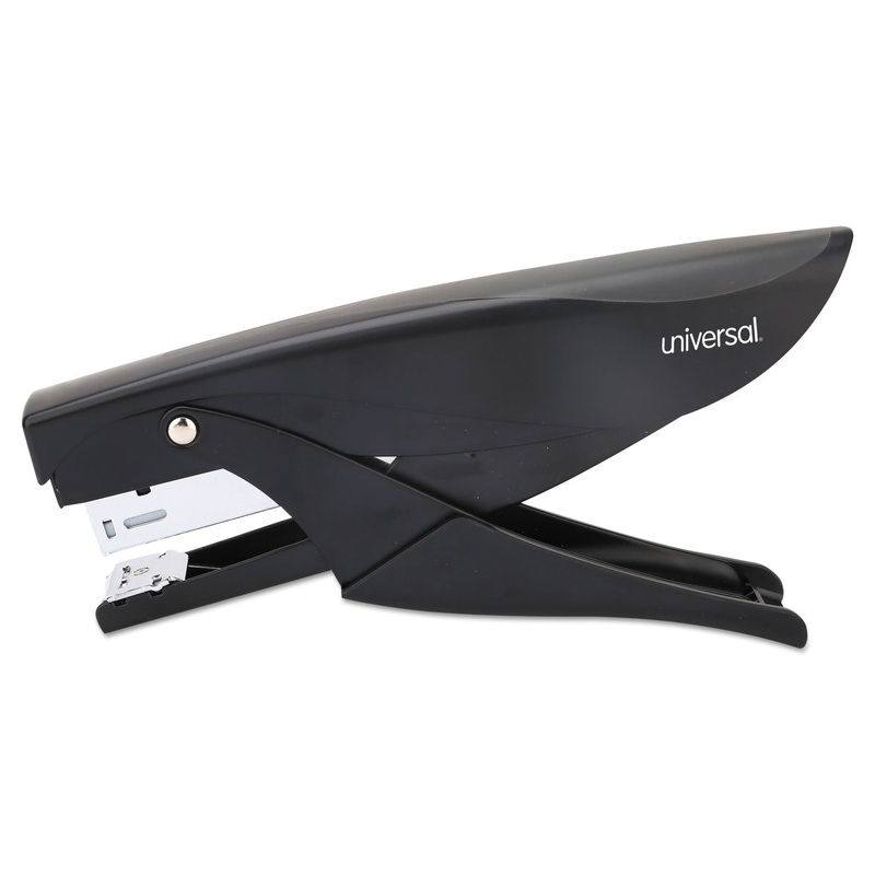 DELUXE PLIER STAPLER, 20-SHEET CAPACITY, 0.25″ STAPLES, 1.75″ THROAT, BLACK