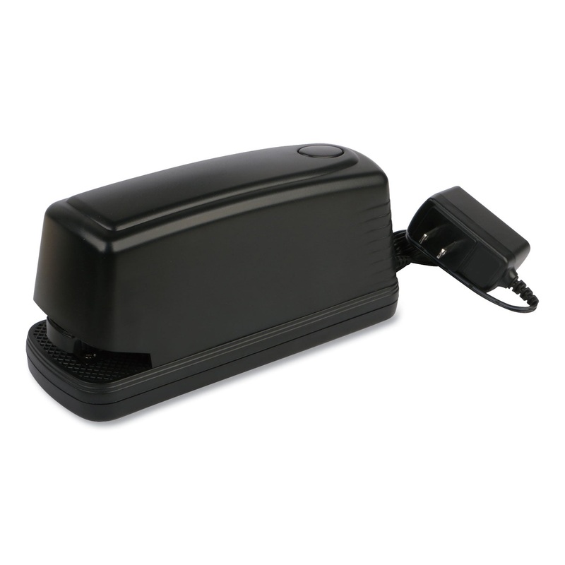 ELECTRIC STAPLER WITH STAPLE CHANNEL RELEASE BUTTON, 30-SHEET CAPACITY, BLACK
