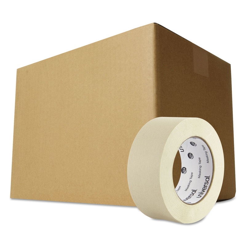 GENERAL-PURPOSE MASKING TAPE, 3″ CORE, 48 MM X 54.8 M, BEIGE, 24/CARTON