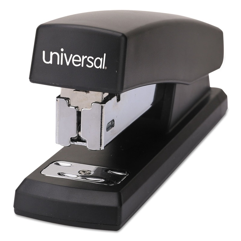 HALF-STRIP STAPLER, 20-SHEET CAPACITY, BLACK