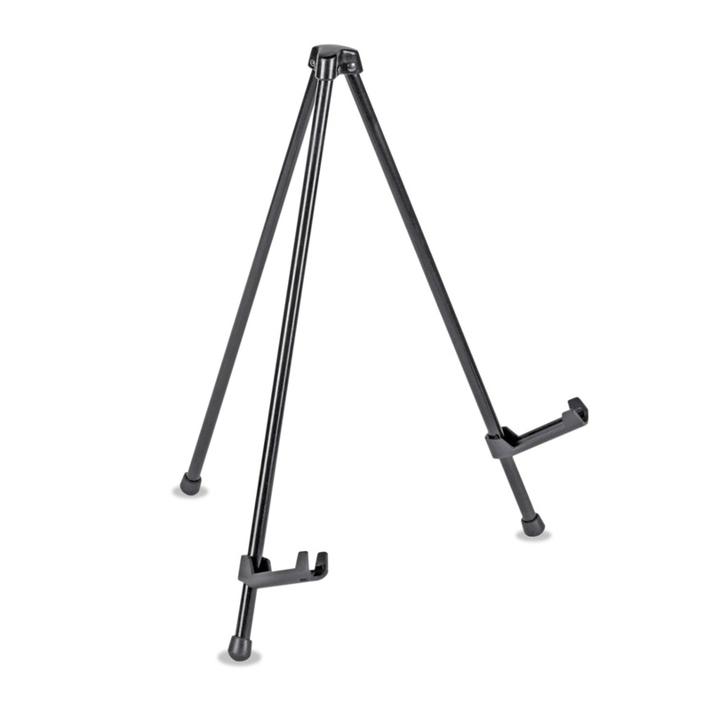 Portable Tabletop Easel, 14″ High, Steel, Black