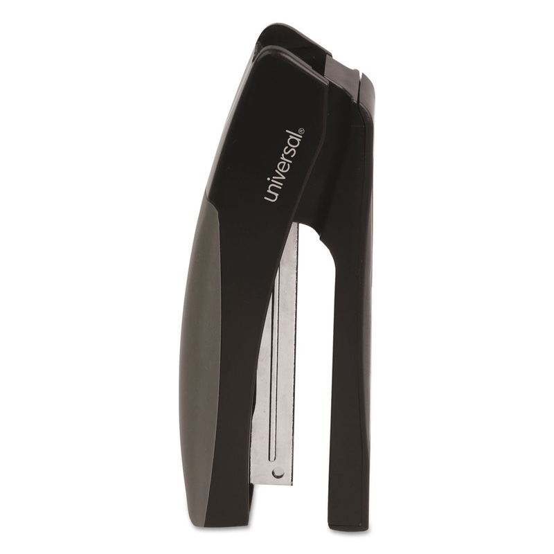 Stand-Up Full Strip Stapler, 20-Sheet Capacity, Black/gray