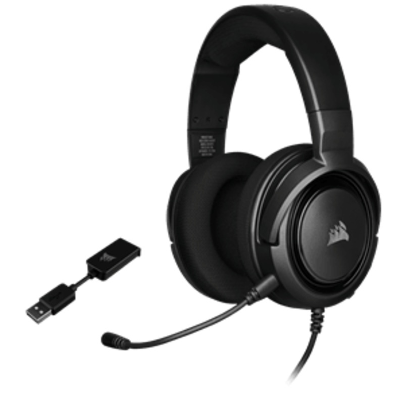 CORSAIR HS45 SURROUND GAMING HEADSET – BLACK