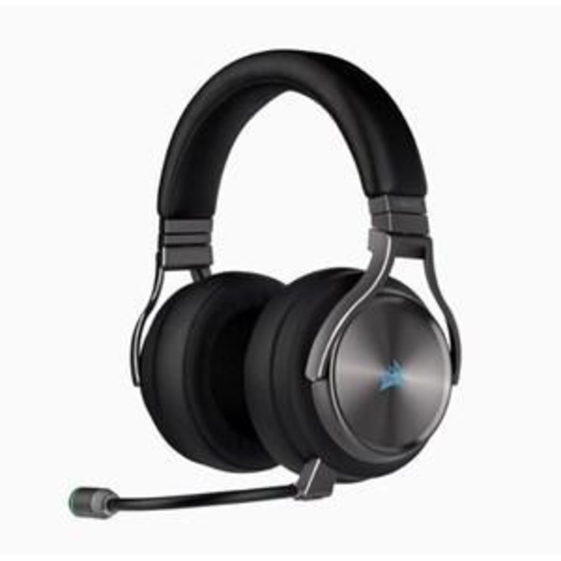 CORSAIR VIRTUOSO RGB WIRELESS HIGH-FIDELITY GAMING HEADSET – SPECIAL EDITION (GUNMETAL)