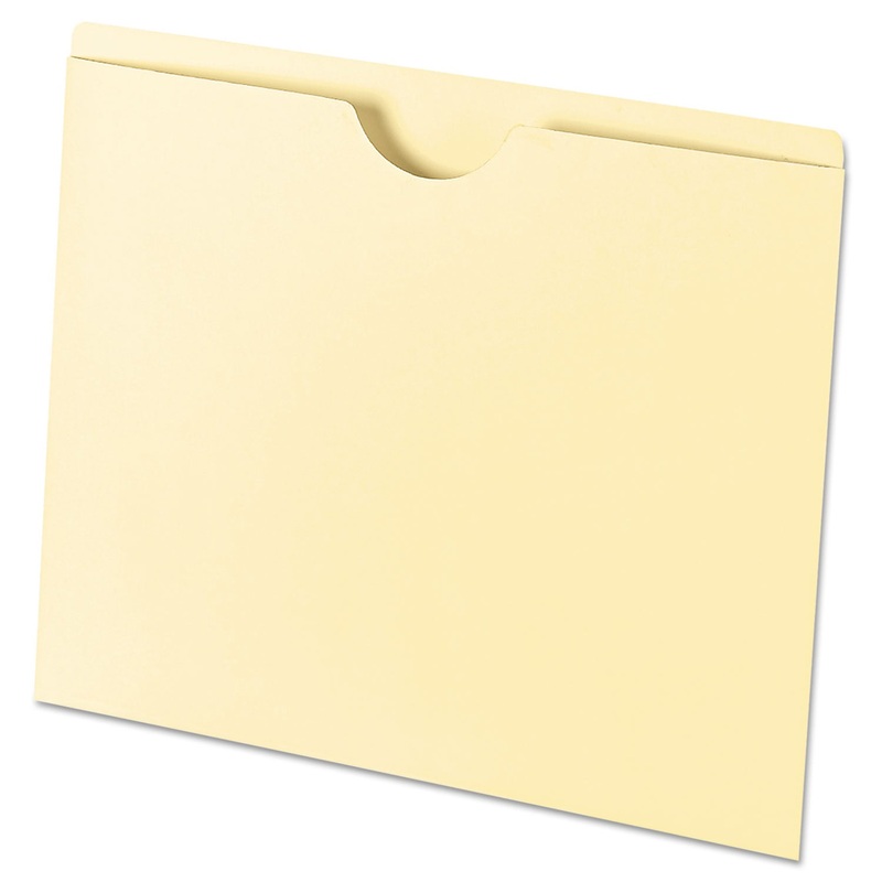 ECONOMICAL MANILA FILE JACKETS, LETTER SIZE, MANILA, 100/BOX