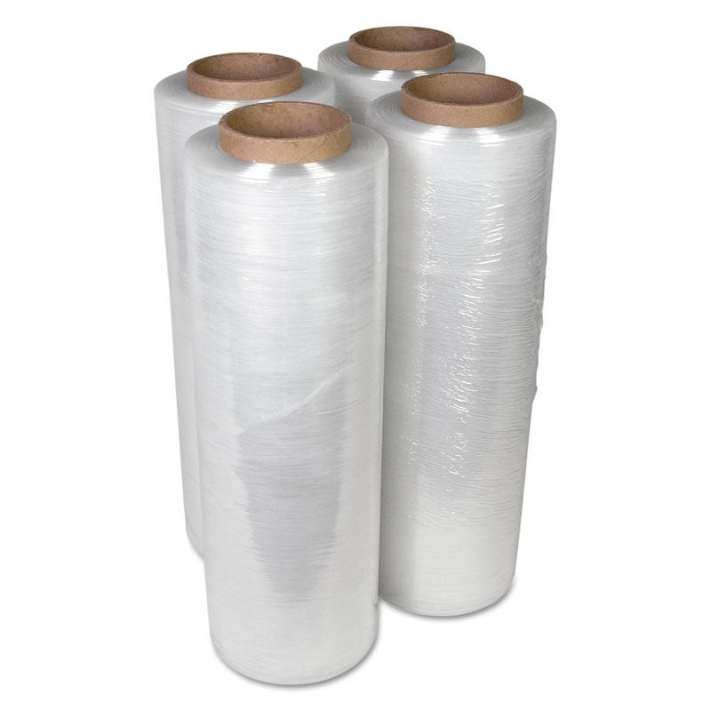 Handwrap Stretch Film, 18″ X 2000ft Roll, 15mic (60-Gauge), 4/carton