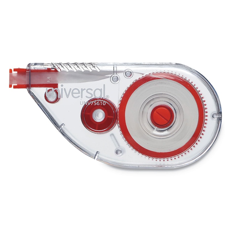 SIDE-APPLICATION CORRECTION TAPE, 1/5″ X 393″, 6/PACK