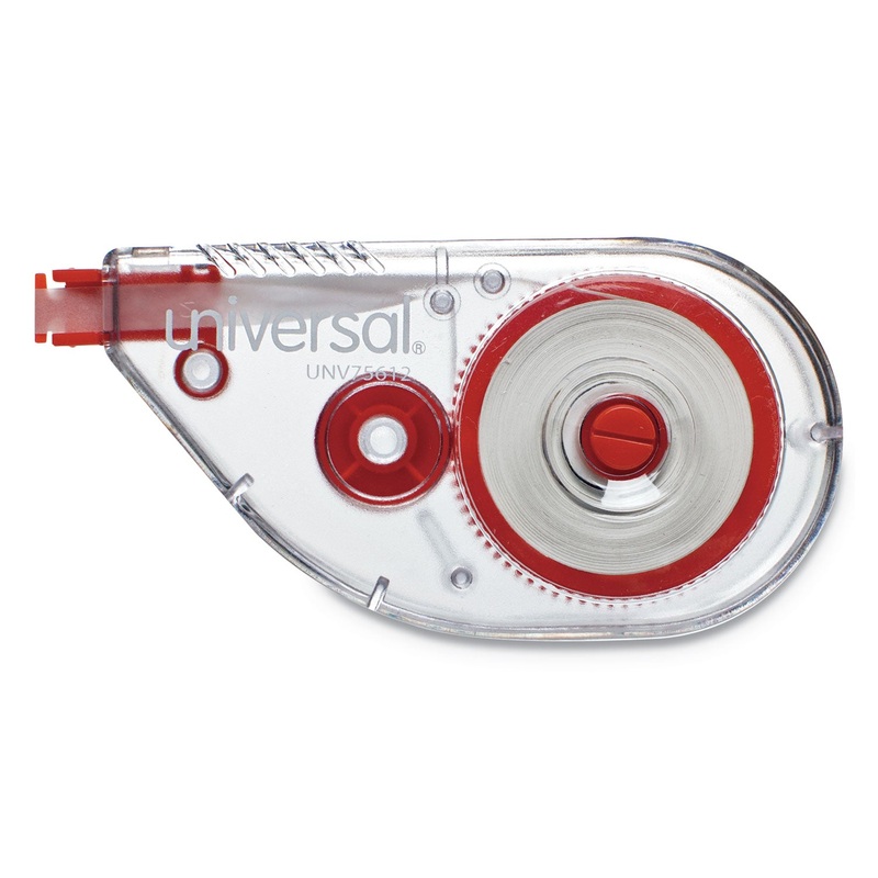 SIDE-APPLICATION CORRECTION TAPE, NON-REFILLABLE, 1/5″ X 393″, 10/PACK