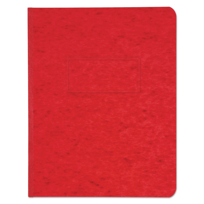 Pressboard Report Cover, Prong Clip, Letter, 3″ Capacity, Executive Red