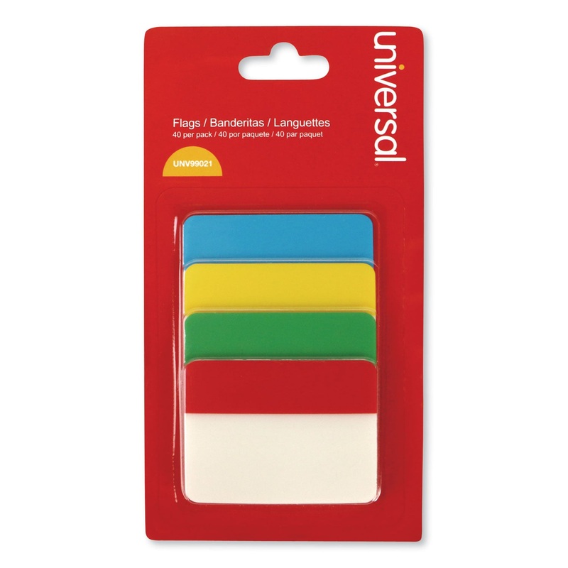 Self Stick Index Tab, 2″, Assorted Colors, 40/pack