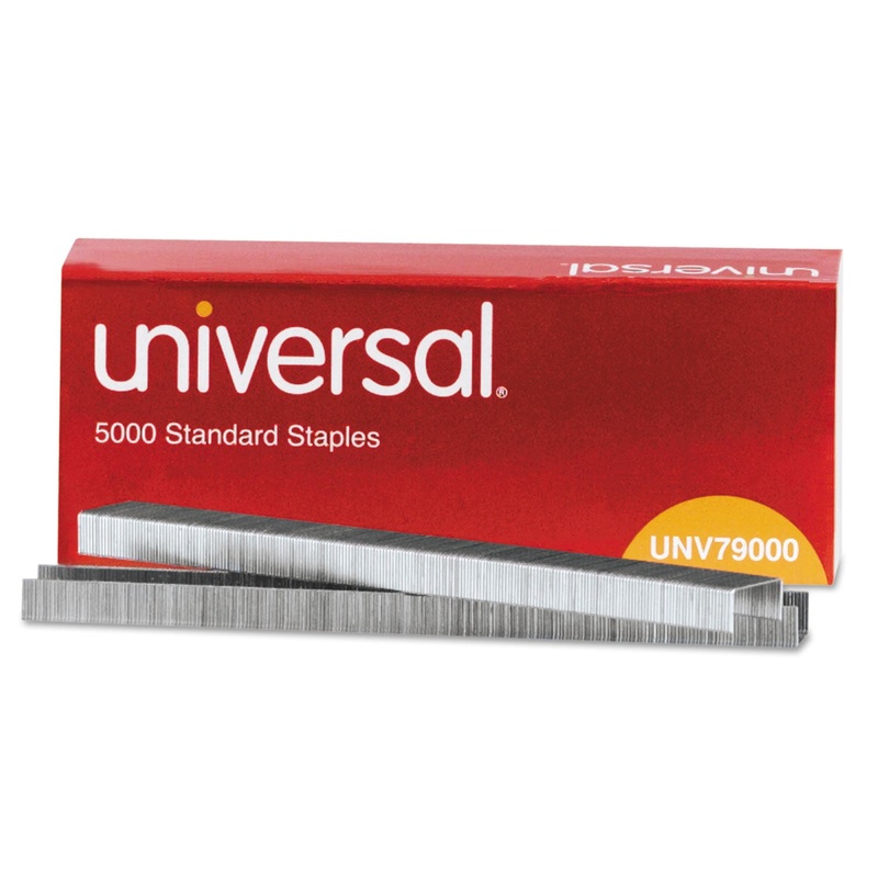 STANDARD CHISEL POINT STAPLES, 0.25″ LEG, 0.5″ CROWN, STEEL, 5,000/BOX