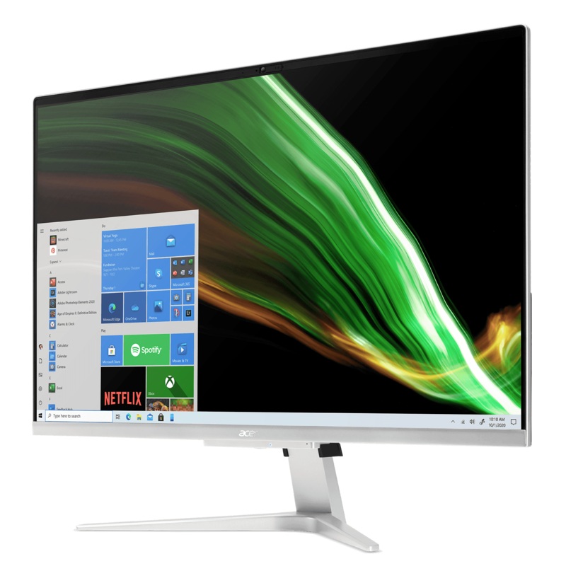 ACER C27-1655 27″ INTEL I5-1135G7 8GB 256GB SSD 1TB HDD MX130 WIN10 AIO DESKTOP