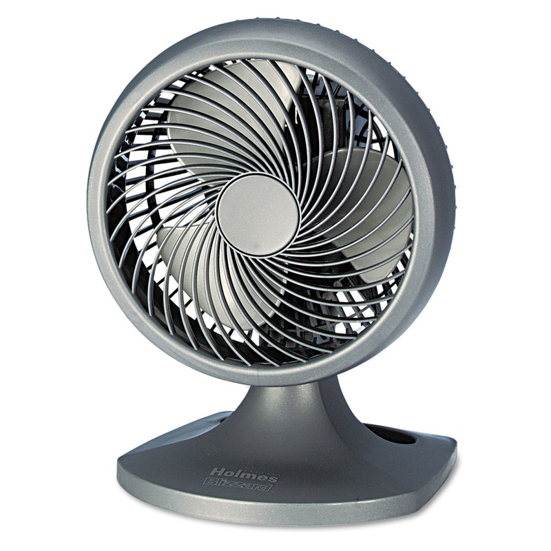 Blizzard 9″ Three-Speed Oscillating Table/wall Fan, Charcoal