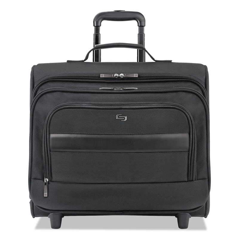 Classic Rolling Overnighter Case, 15.6″, 16 7/50″ X 6 69/100″ X 13 39/50″, Black