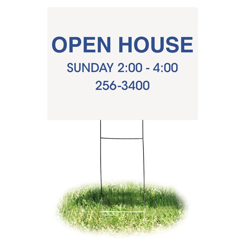 Custom Yard Sign, With Metal Frame/stake, 18″ X 24″