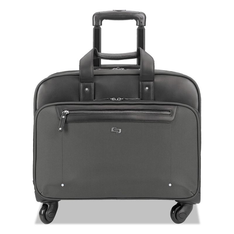 GRAMERCY ROLLING CASE, 10.25″ X 15.62″ X 15.62″, POLYESTER, GRAY