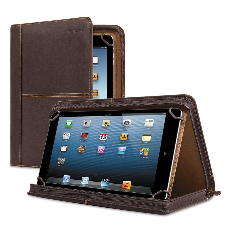 Premiere Leather Universal Tablet Case, Fits Tablets 8.5″ Up To 11″, Espresso