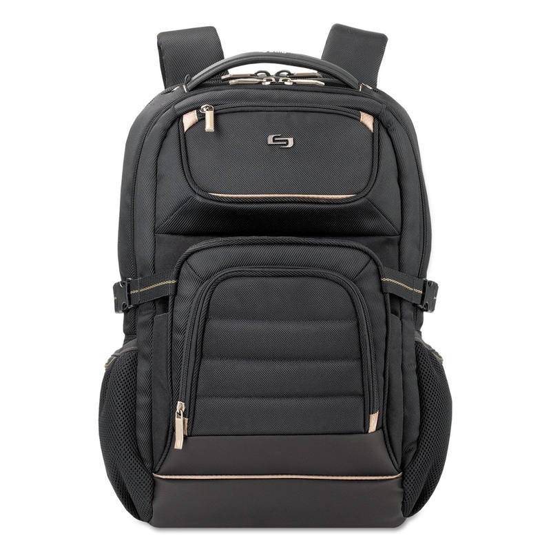 Pro Backpack, 17.3″, 12 1/4″ X 6 3/4″ X 17 1/2″, Black