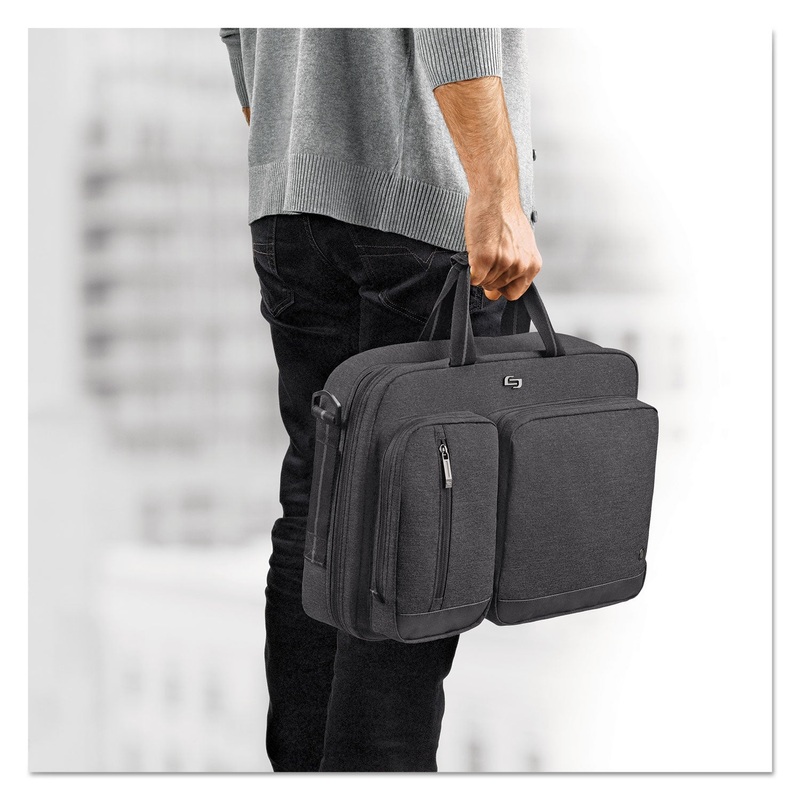 Urban Hybrid Briefcase, 15.6″, 16 3/4″ X 4″ X 12″, Gray