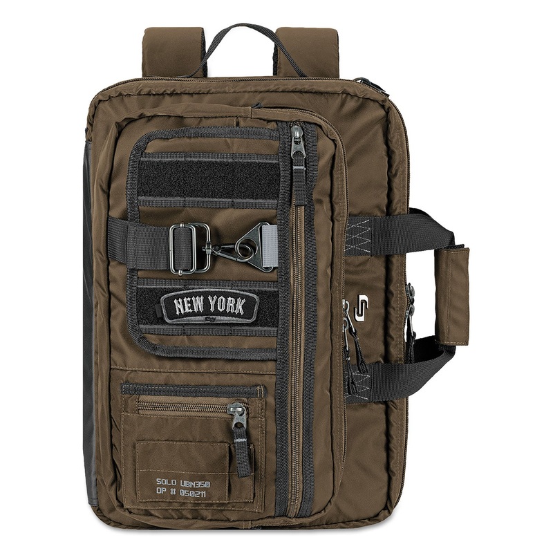 ZONE BRIEFCASE, 4.25″ X 17.5″ X 17.5″, NYLON, BRONZE