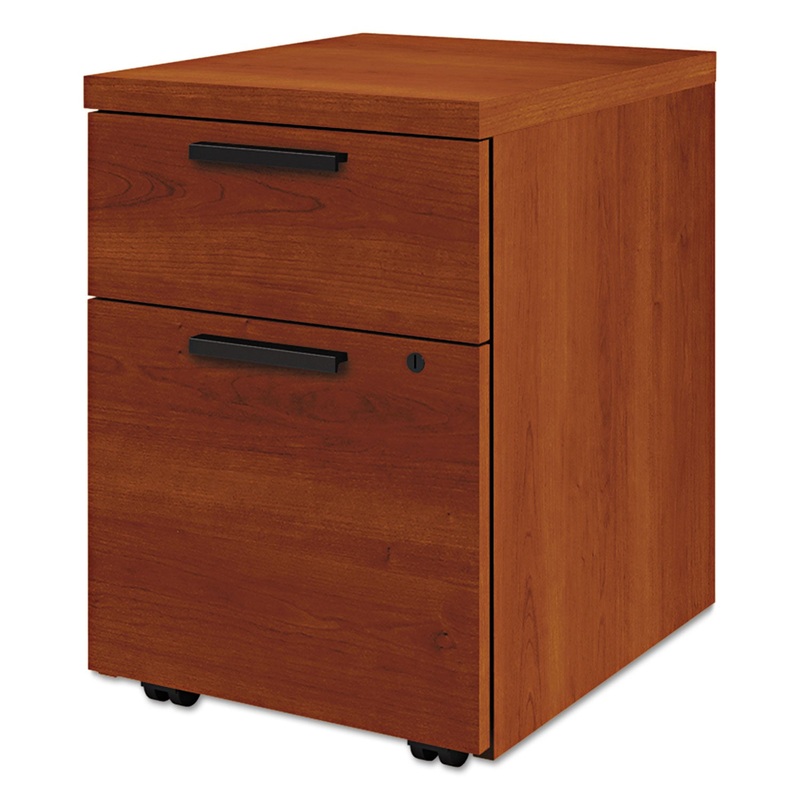 BOX/FILE MOBILE PEDESTAL FOR 10500/10700 SHELLS, 15.75W X 18.88D X 21.88H, COGNAC