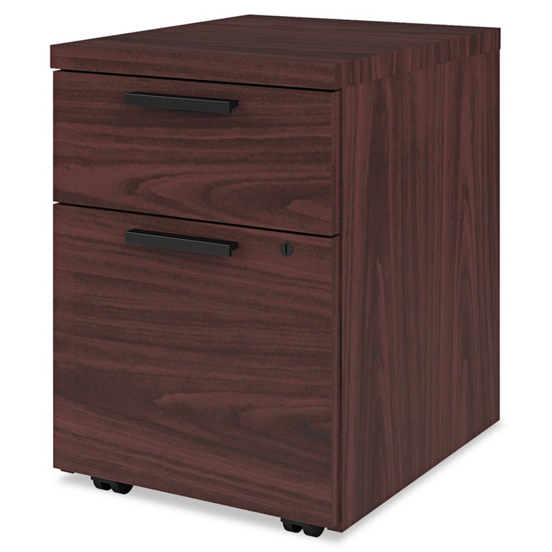 BOX/FILE MOBILE PEDESTAL FOR 10500/10700 SHELLS, 15.75W X 18.88D X 21.88H, MAHOGANY