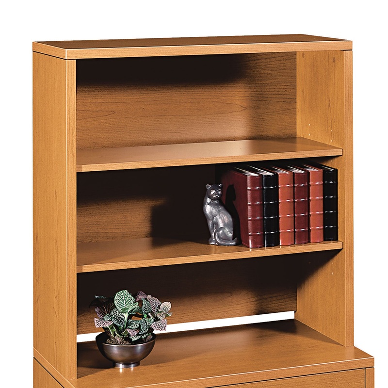 10500 SERIES BOOKCASE HUTCH, 36W X 14.63D X 37.13H, BOURBON CHERRY