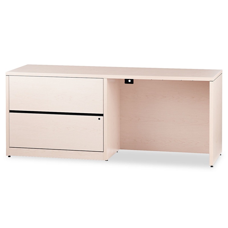 10500 SERIES CREDENZA W/LEFT LATERAL FILE, 72W X 24D X 29.5H, NATURAL MAPLE