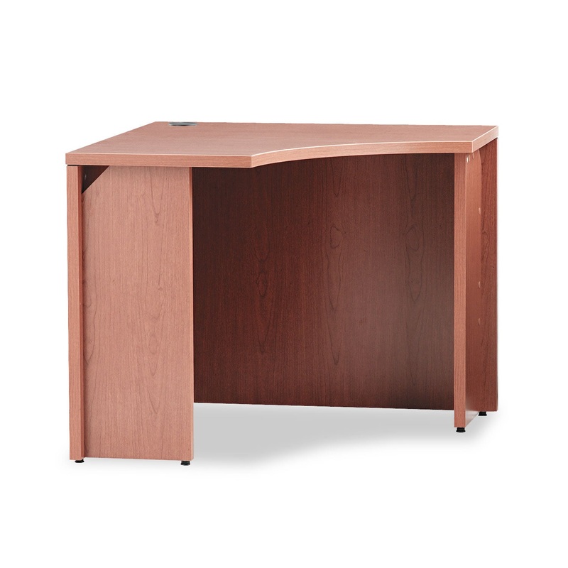 10500 SERIES CURVED CORNER WORKSTATION, 36W X 36D X 29.5H, BOURBON CHERRY
