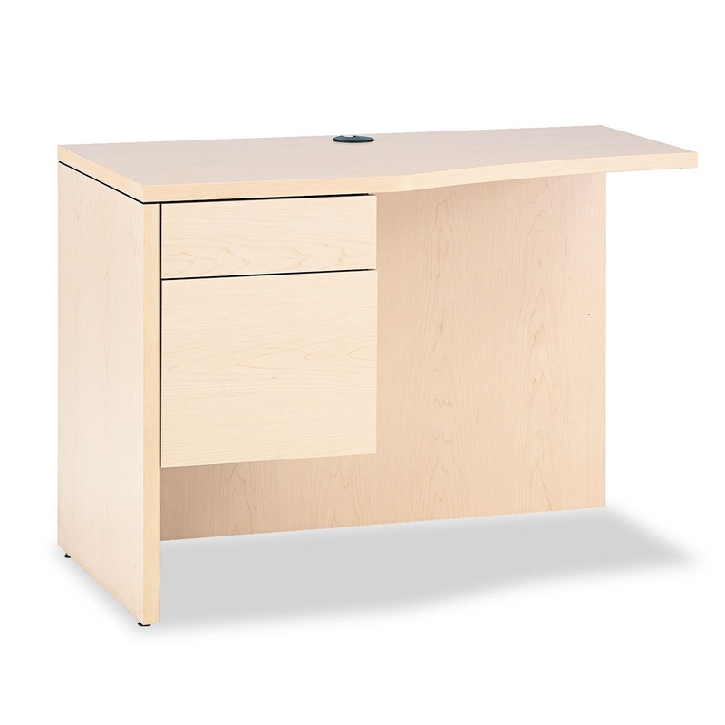 10500 Series Curved Return, Left, 42w X 18-24d X 29 1/2h, Natural Maple