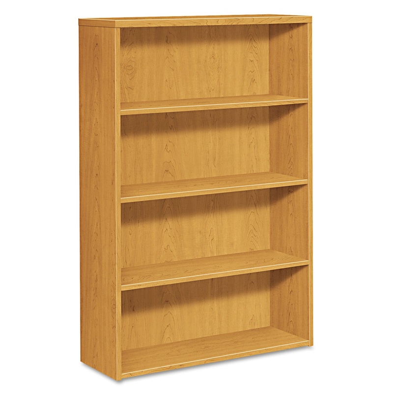 10500 Series Laminate Bookcase, Four-Shelf, 36w X 13-1/8d X 57-1/8h, Harvest